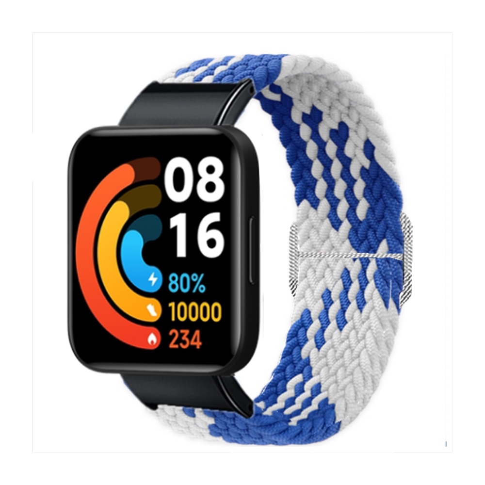 Dây Đeo Đồng Hồ Dạng Bện Bằng Nylon Co Giãn Cho Xiaomi Mi Watch lite Xiaomi Redmi Watch 2 1
