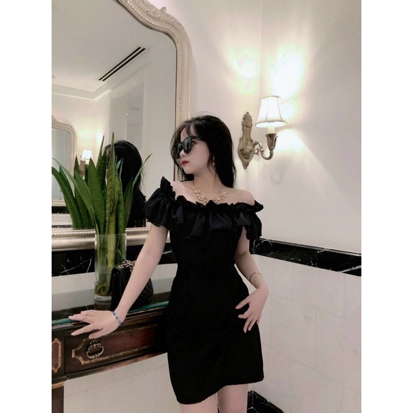 đầm trễ vai bèo