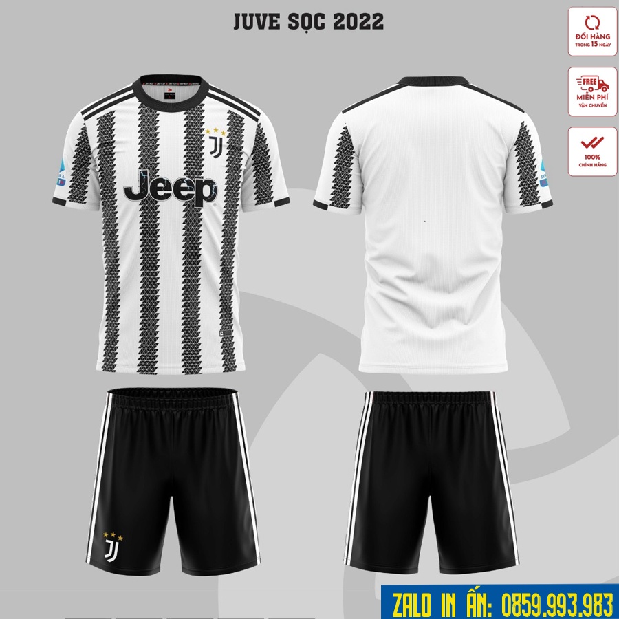 Bộ Quần Áo Bóng Đá Juvetus Đủ Mẫu Thun Lạnh Cao Cấp Mới Nhất 2022 A10