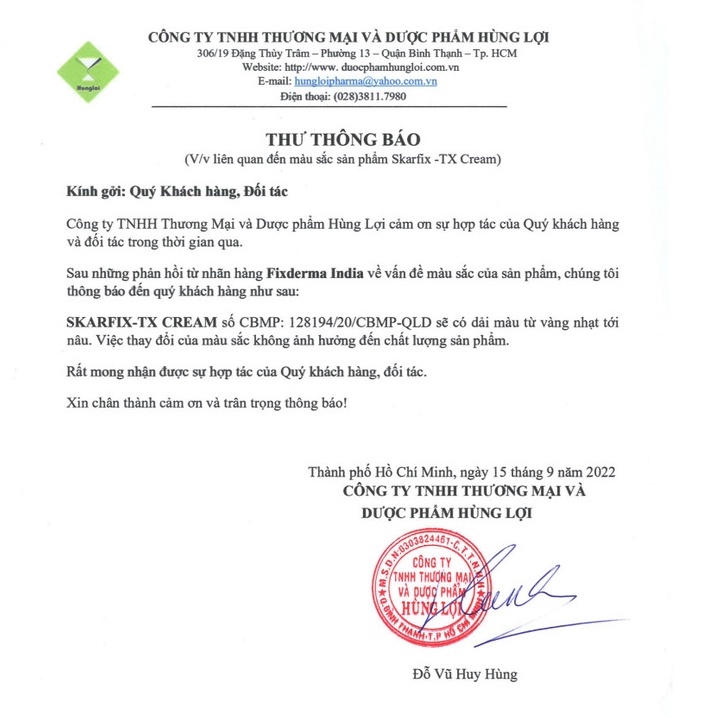 Kem Dưỡng Da Mờ Thâm Nám Tàn Nhang Fixderma Skarfix TX Cream