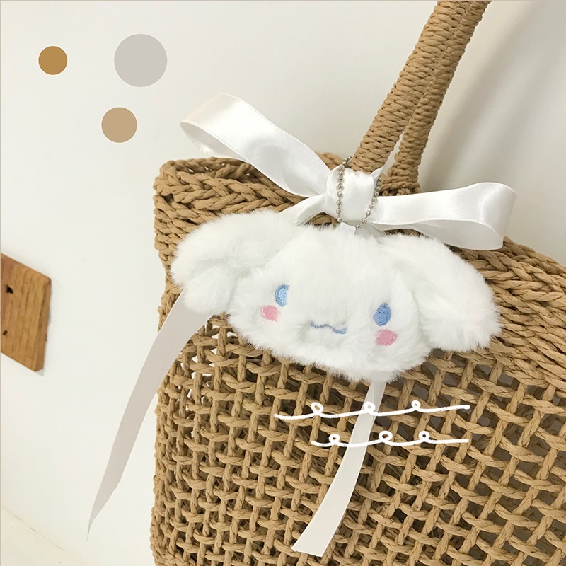 Irislove 1 Ghim Cài Túi Xách / Ngực / Túi Xách Hình Cá / Thỏ / Gấu Bông Mềm Mại Dễ Thương Thời Trang Cho Nam Và Nữ