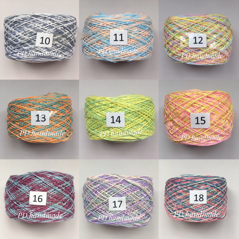 Sợi Cotton Việt Nam 1mm loang