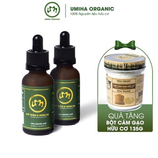 Combo 2 hộp mỡ trăn triệt lông vĩnh viễn UMIHA 30mlx2 - Tặng Bột Cám Gạo 135g