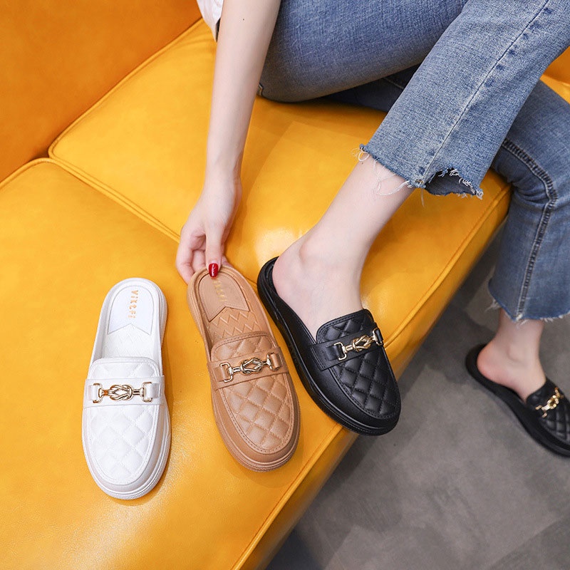 One Dép Lười Đế Bằng Phong Cách Hàn Quốc Thời Trang Cho Nữ