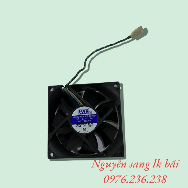 Quạt 8x8 12v 0.70a chính hãng AVC
