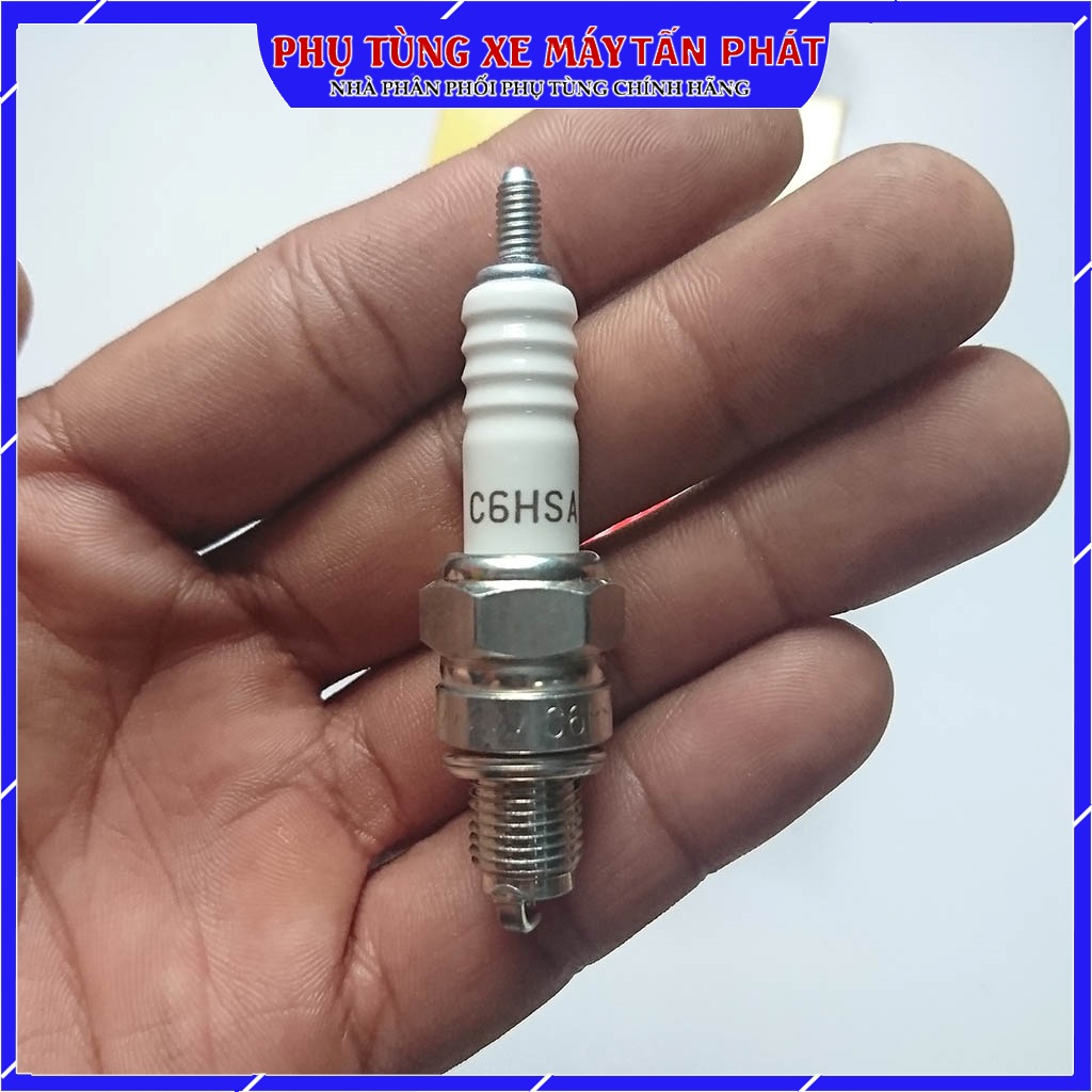Bugi NGK C6HSA  Xe Máy Chính Hãng SX Thái Lan Dream 100 /Wave 100 /Future 1 /Wave RS 100 /Sirius
