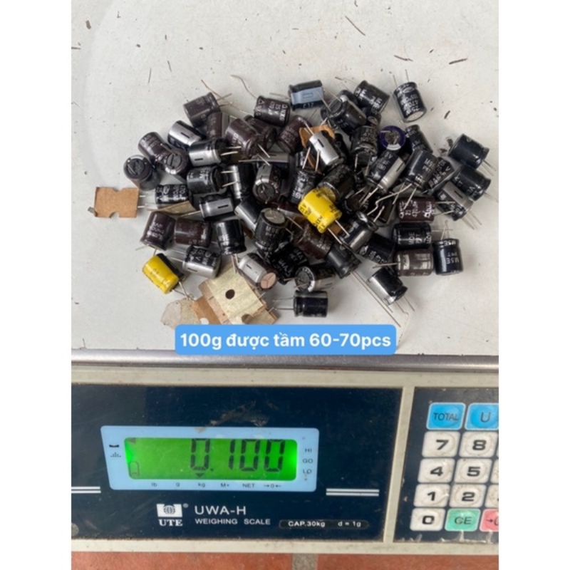 Tụ mới cắt chân thanh lí công ty 25v 35v 50v 400v 450v 500v