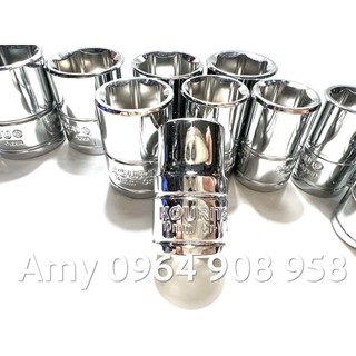 [HÀNG CHÍNH HÃNG] Đầu tuýp 3/8 Kouritsu thép CR-V  (đầu típ 3/8 , đầu khẩu 3/8)