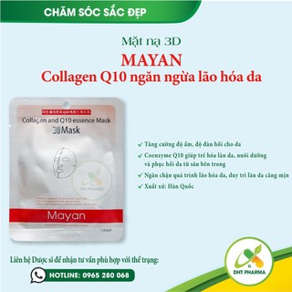 Mặt nạ 3D Mayan Collagen Q10 ngăn chặn lão hóa 25ml