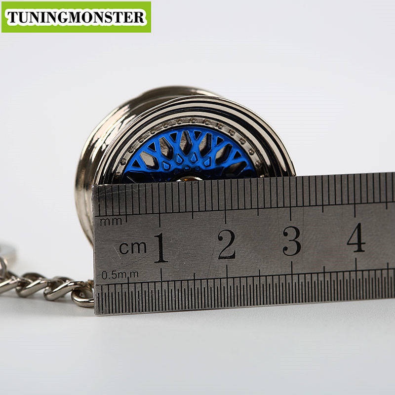 Car Key Ring Modified Rim Rim Wheel Metal Te37 BBS Handbag Pendant Model Toy JDM gl97