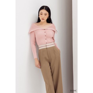 Áo len dài tay cổ bẻ D.CHIC MS: 188088