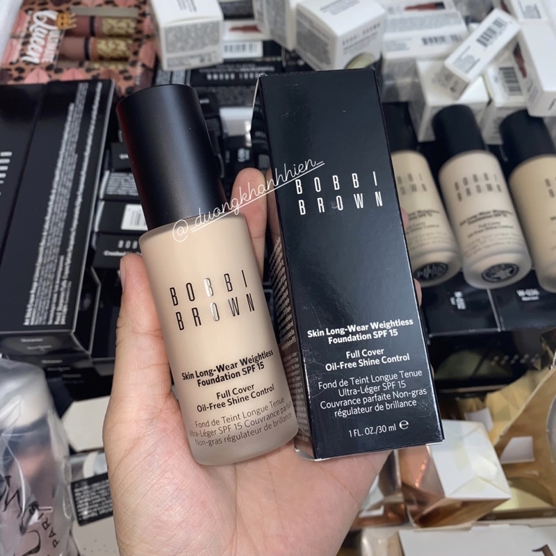 Kem nền Bobbi Brown Skin – Long Wear Weightless Foundation Full Cover Oil Free Shine Control