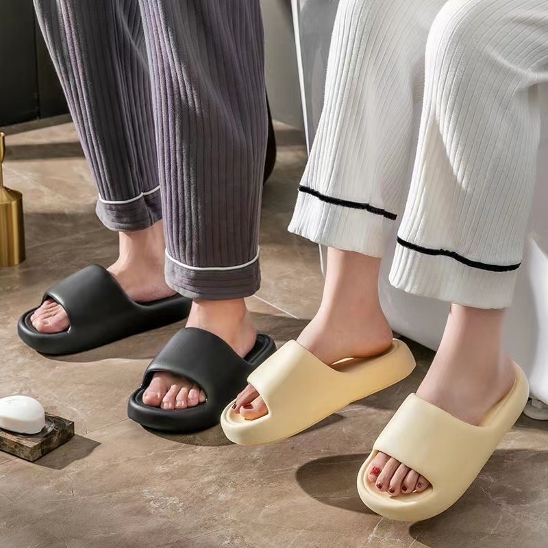 Dép Đi Trong Nhà / Ngoài Trời Đế Dày 4.0 Chống Mùi Chống Trượt Thời Trang Cao Cấp Dành Cho Nam Nữ