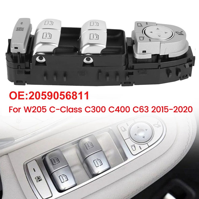 A2059056810 Công Tắc Điều Khiển Cửa Sổ Xe Hơi Cho Mercedes-Benz W205 C-Class C300 C400 C63 2015-2020