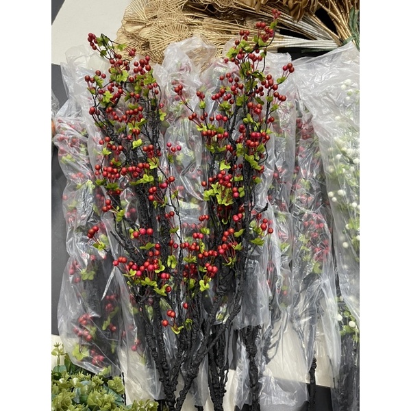 cành cherry cổ loại to (cành cherry trang trí)