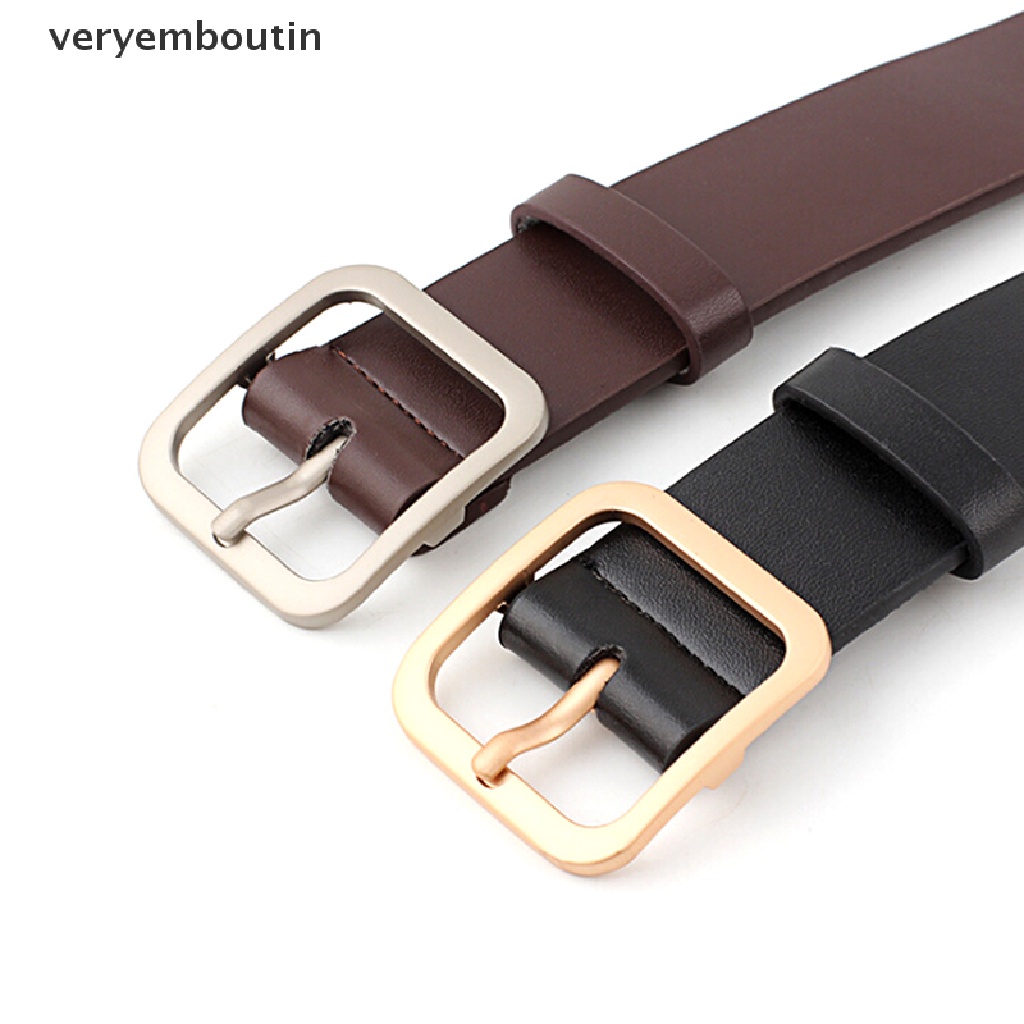 Thắt Lưng Da Khóa Kim Loại Phong Cách Boho Cổ Điển Cho Nữ