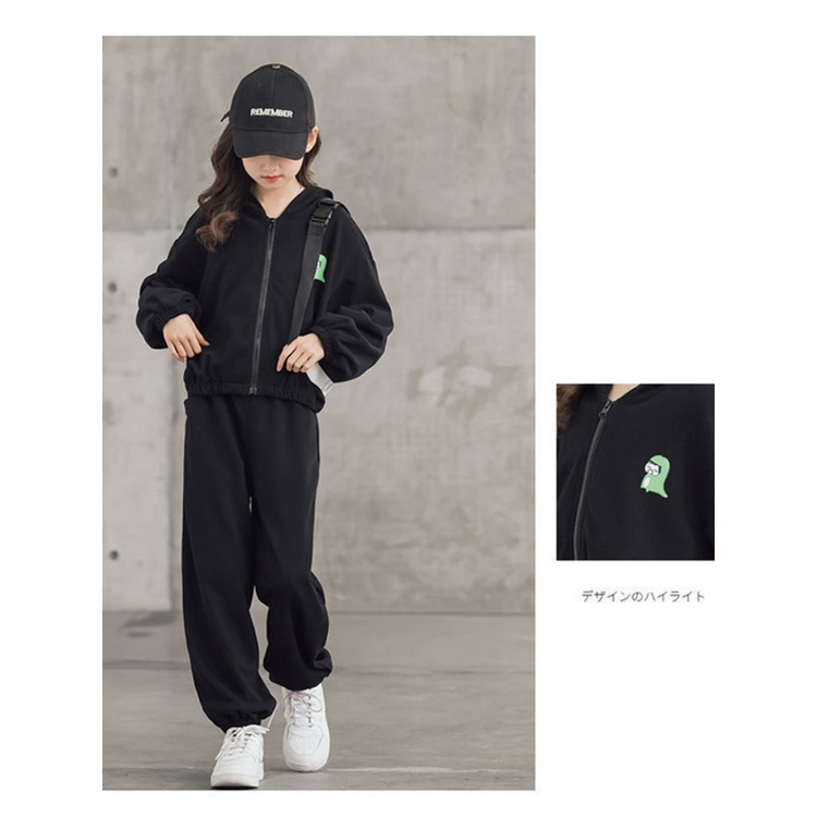 Đồ bé gái | Set Đồ Thể Thao Gồm Áo Hoodie Tay Dài + Áo Khoác Không Tay + Quần Dài Dành Cho Bé Gái 3-5 - 8-10 - 14 Tuổi