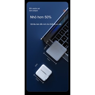 Củ sạc PISEN Pro PD 65W ( USB + TypeC ) - Super Small - Siêu phẩm