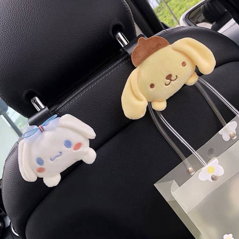 Car Seat Back Row Hook Cute Multifunctional Car Clow M Cinnamoroll Babycinnamoroll Car Hook Interior Decoration Supplies 80Hd