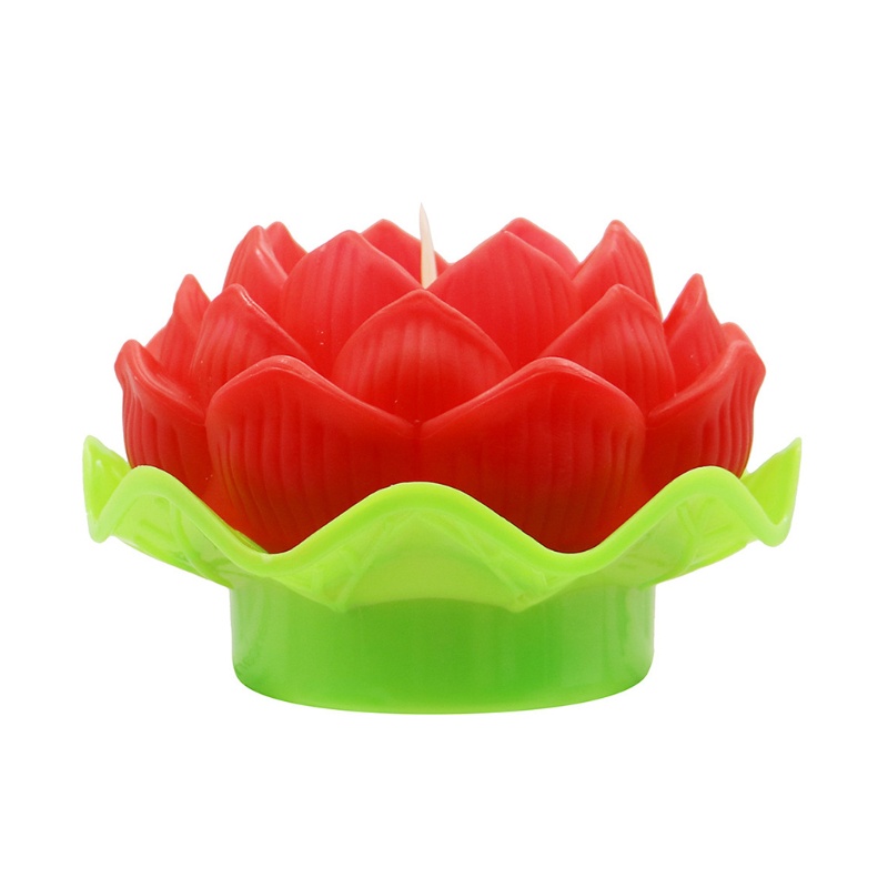 Đèn LED Hình Hoa Sen Nổi Trên Mặt Nước Trang Trí Hồ Bơi/Sân Vườn