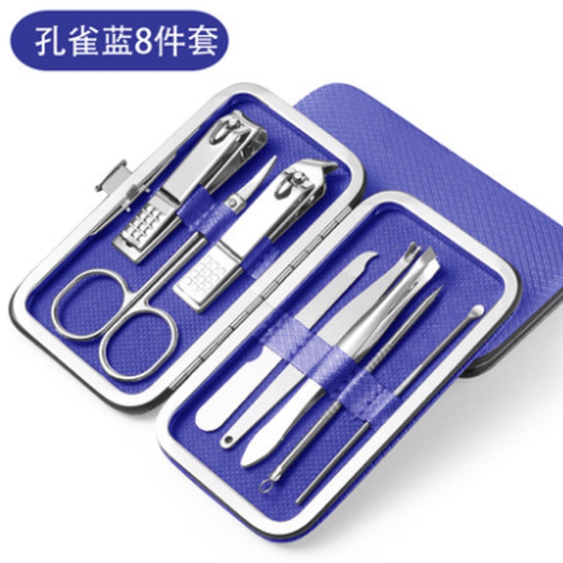 Bộ 8 Dụng Cụ Làm Móng Bằng Thép Không Gỉ Nhiều Kiểu Dáng