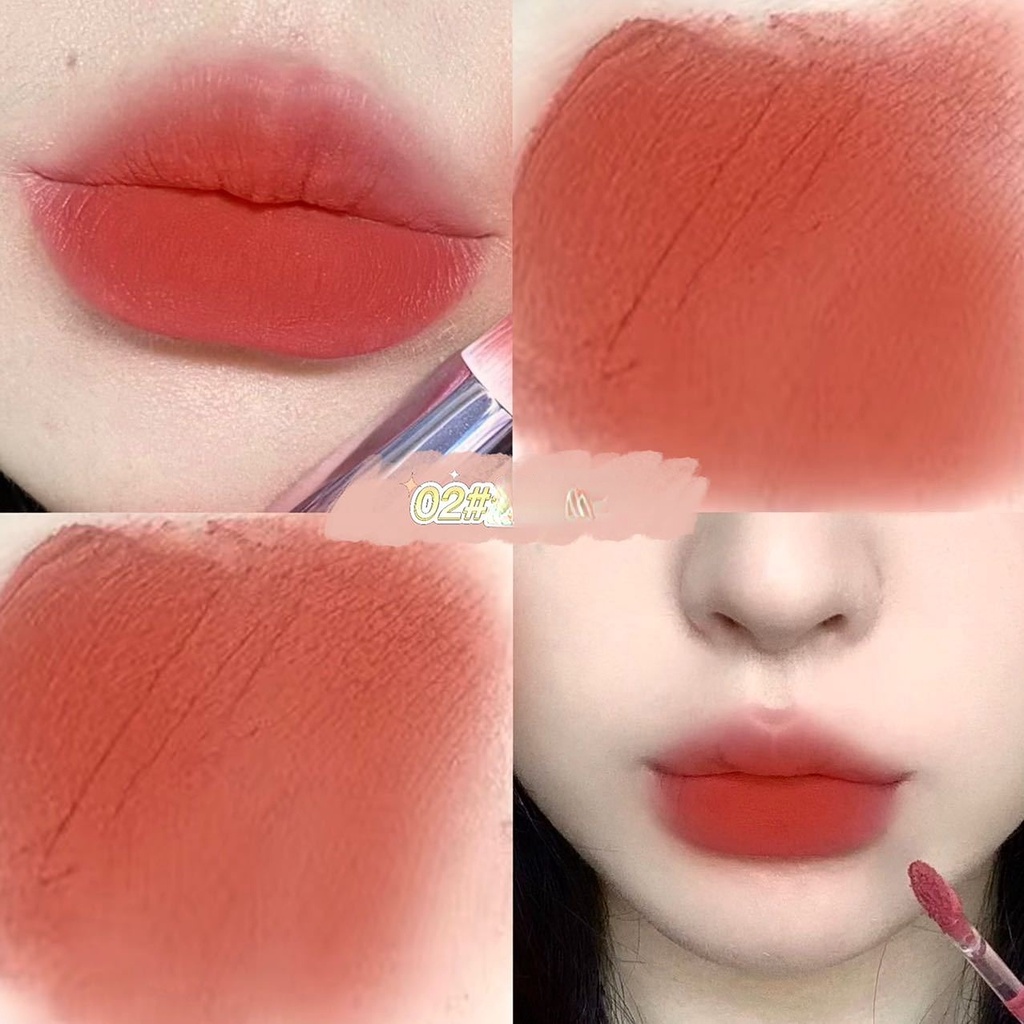 Set 5 Son Môi Dưỡng Ẩm Màu Nhung Lì Thiết Kế Hoạt Hình Dễ Thương Danmolu