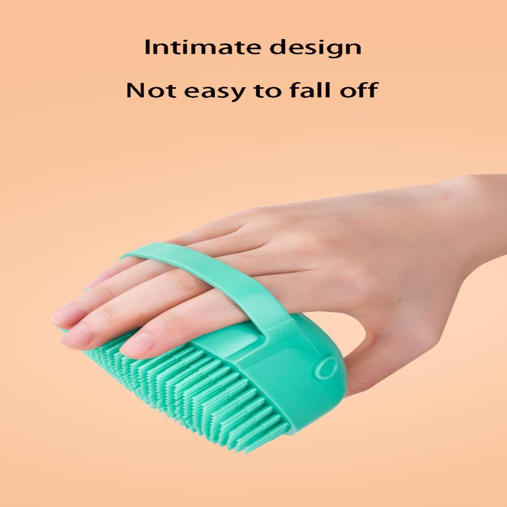 LAYOR1 Găng Tay Bàn Chải Mềm Mại Mát Xa An Toàn Cho Chó