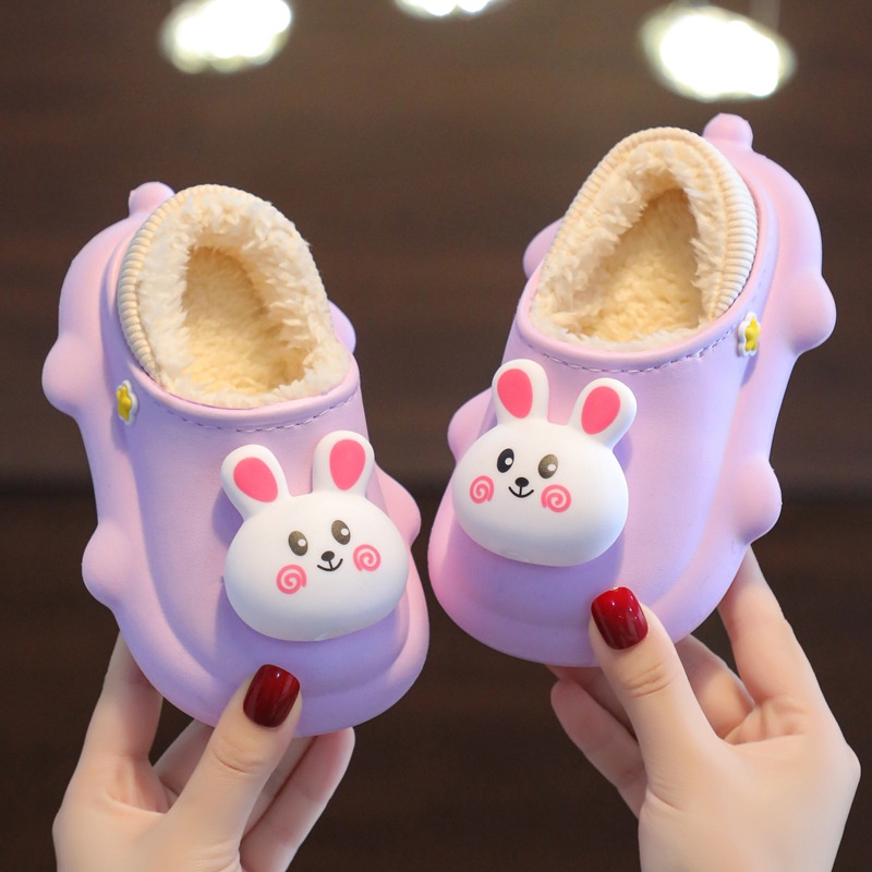 Dép Sục Bông Đi Trong Nhà Hình Mèo Hello Kitty Dễ Thương