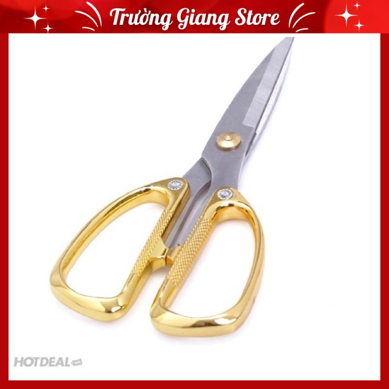 Kéo Vàng Tay Ánh Kim Siêu Sắc Bén Cắt Cực Êm Hàng Nhật Bản Nội Địa