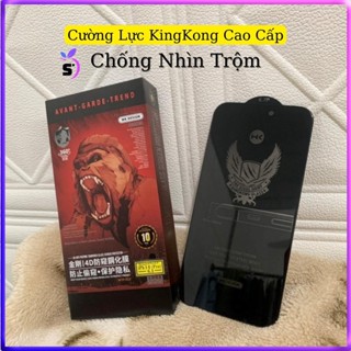 Kính cường lực chống nhìn trộm iphone cao cấp, Miếng dán màn hình Kingkong 7Plus đến 14 Pro Max