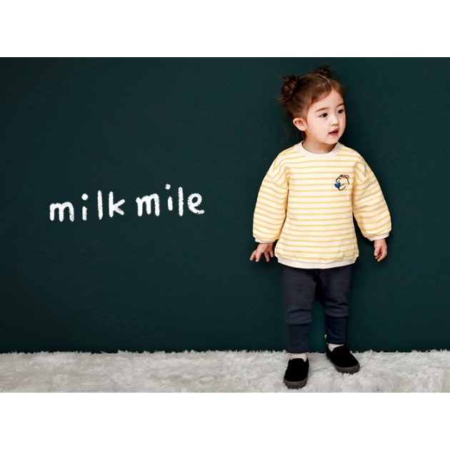 Legging cotton dài cho bé  đáp gấu Milkmile