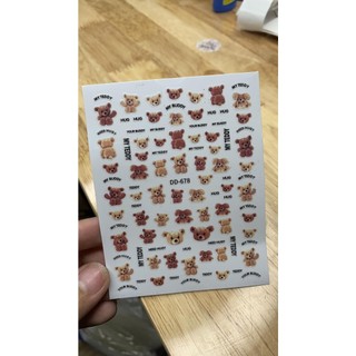 hình dán sticker chuột mickey ,  dán móng làm nail