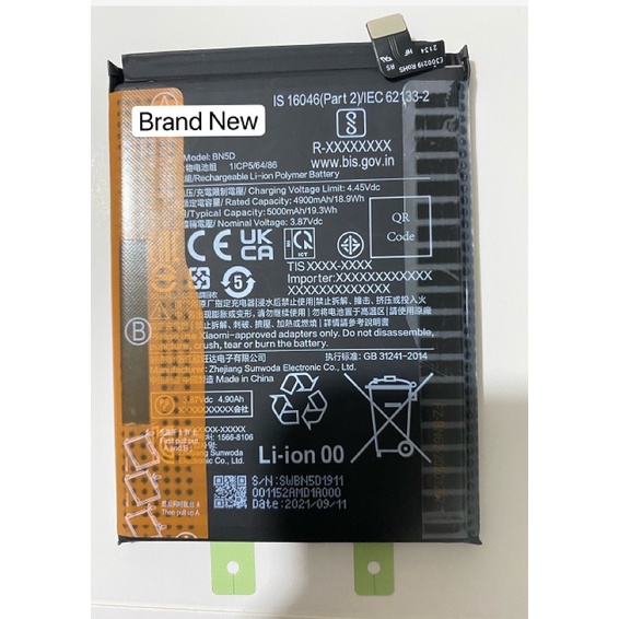 Pin Xiaomi Redmi Note 11 4G Dung Lượng 4900mah - 5000mah ( BN5D )