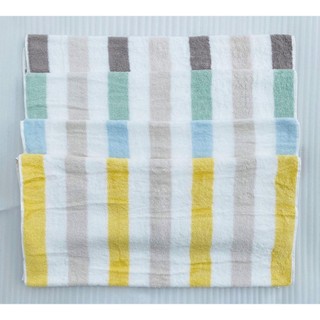 Khăn tắm kẻ sọc Songwol xuất Nhật dư, set 4