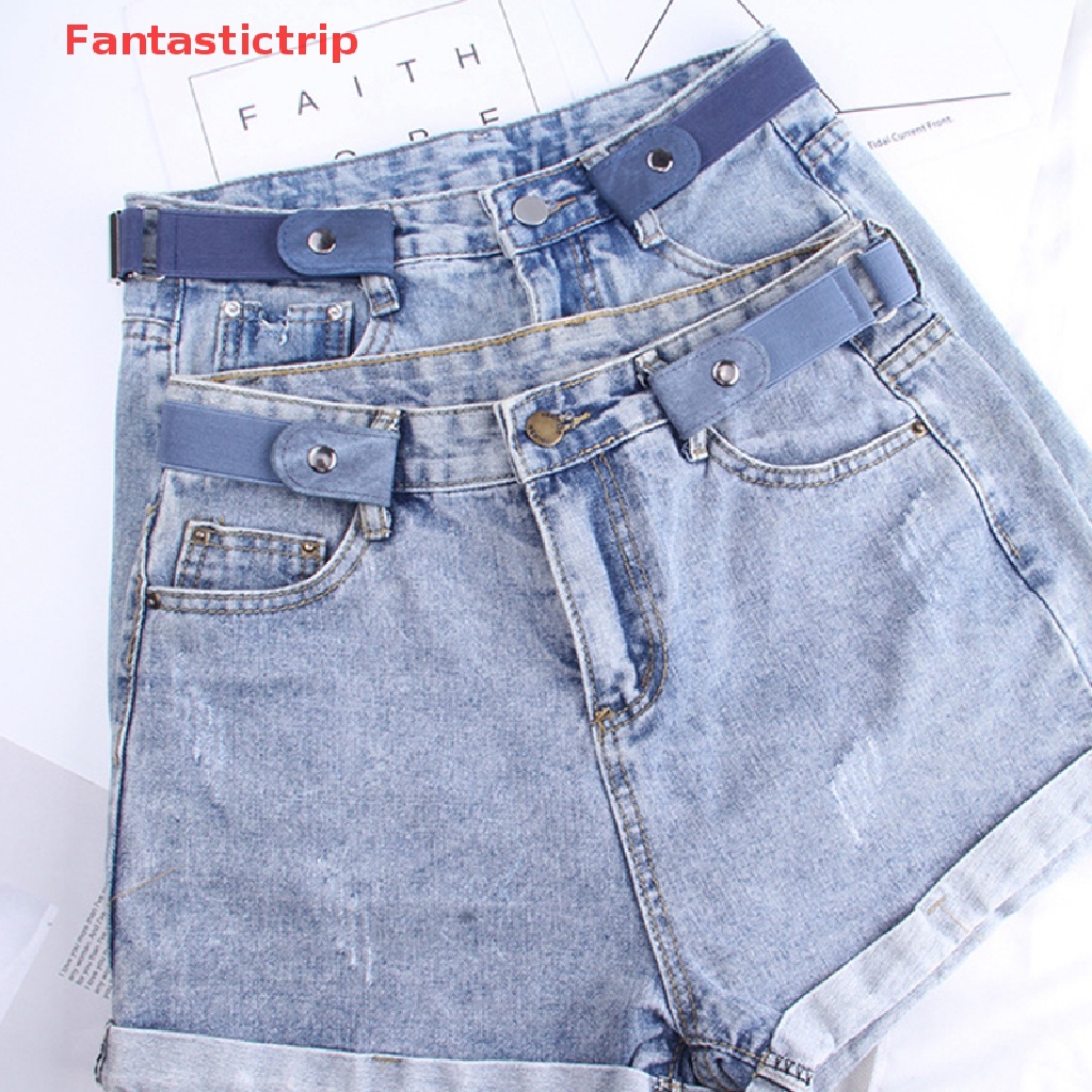 [Fantastictrip] Thắt Lưng Co Giãn Vô Hình Không Có Khóa Cài Dễ Dàng Không Cần Khoan Cho Thắt Lưng Quần Jean Nam Và Nữ Mới