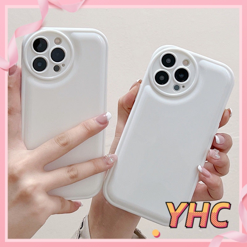 Ốp Điện Thoại Silicon Màu Trơn Có Đệm Khí Cho iphone7plus 8 8plus XR x xs 12 11 pro max plus 13 promax-286