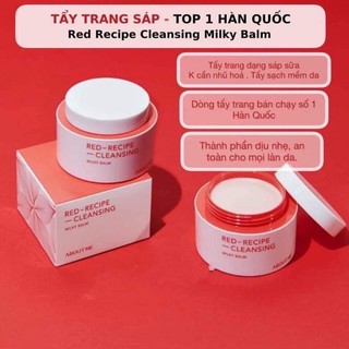 Sáp Tẩy Trang Dạng Sữa About me Red Recipe Cleansing Milky Balm