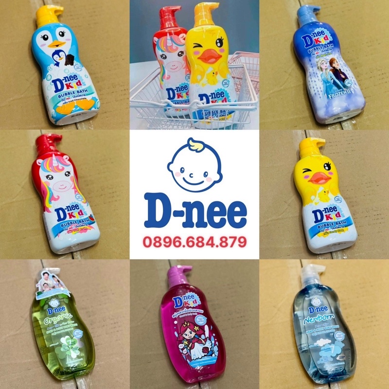 Sữa tắm gội 2 trong 1 Dnee Kids 400ml