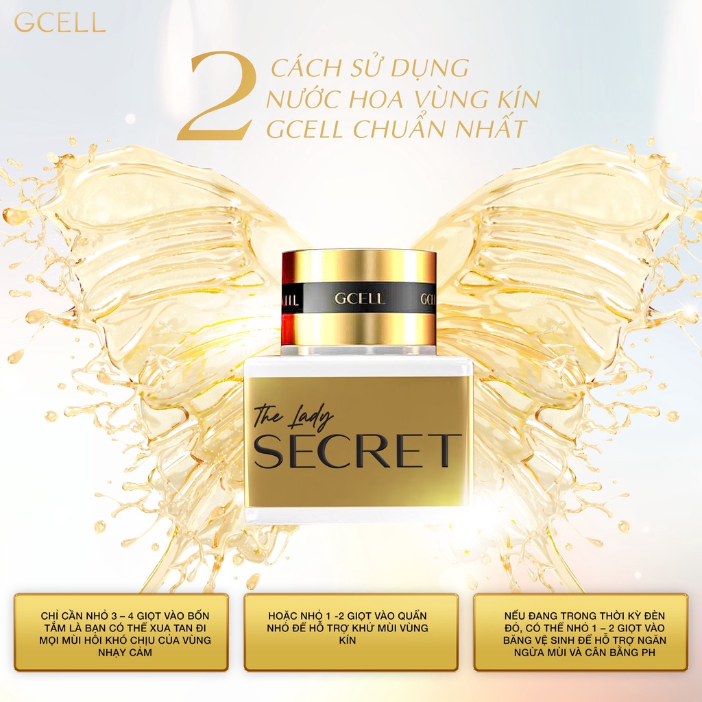 [ Chính Hãng ]  NƯỚC HOA VÙNG KÍN GCELL THE LADY SECRET