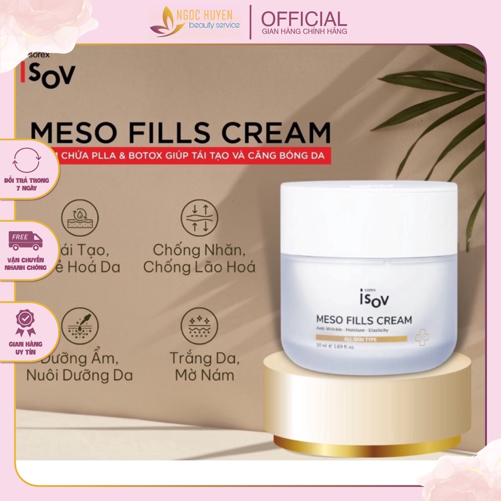 ⚡ MESO FILLS CREAM TÁI TẠO, CĂNG BÓNG DA, CẤP ẨM CHO DA