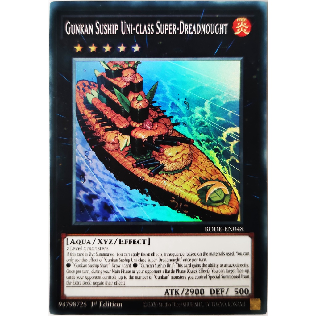 [Thẻ Yugioh] Gunkan Suship Uni-class Super-Dreadnought |EN| Super Rare