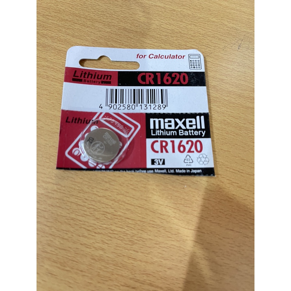 Viên pin Maxell CR1620 3V thay điều khiển các loại - pin Maxell 1620 chính hãng vỉ 1 viên thay cho điều khiển