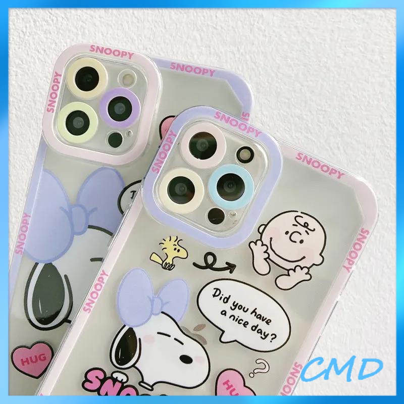 Ốp Điện Thoại Hình Snoopy Cười Cho iphone 6/6plus/6s/6splus/7/7plus/8/8plus/x/xr/xs/11/12/13/pro/max/plus/promax/-268