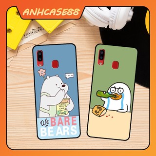 Ốp Lưng Điện Thoại SamSung A02 - M02 In Hình Gấu, Chó Cute - Trend - CASE88.(2)