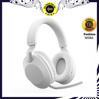 Tai nghe bluetooth chụp tai cao cấp có mic gấp gọn âm bass trầm chống tạp âm  ABIBA MSB2