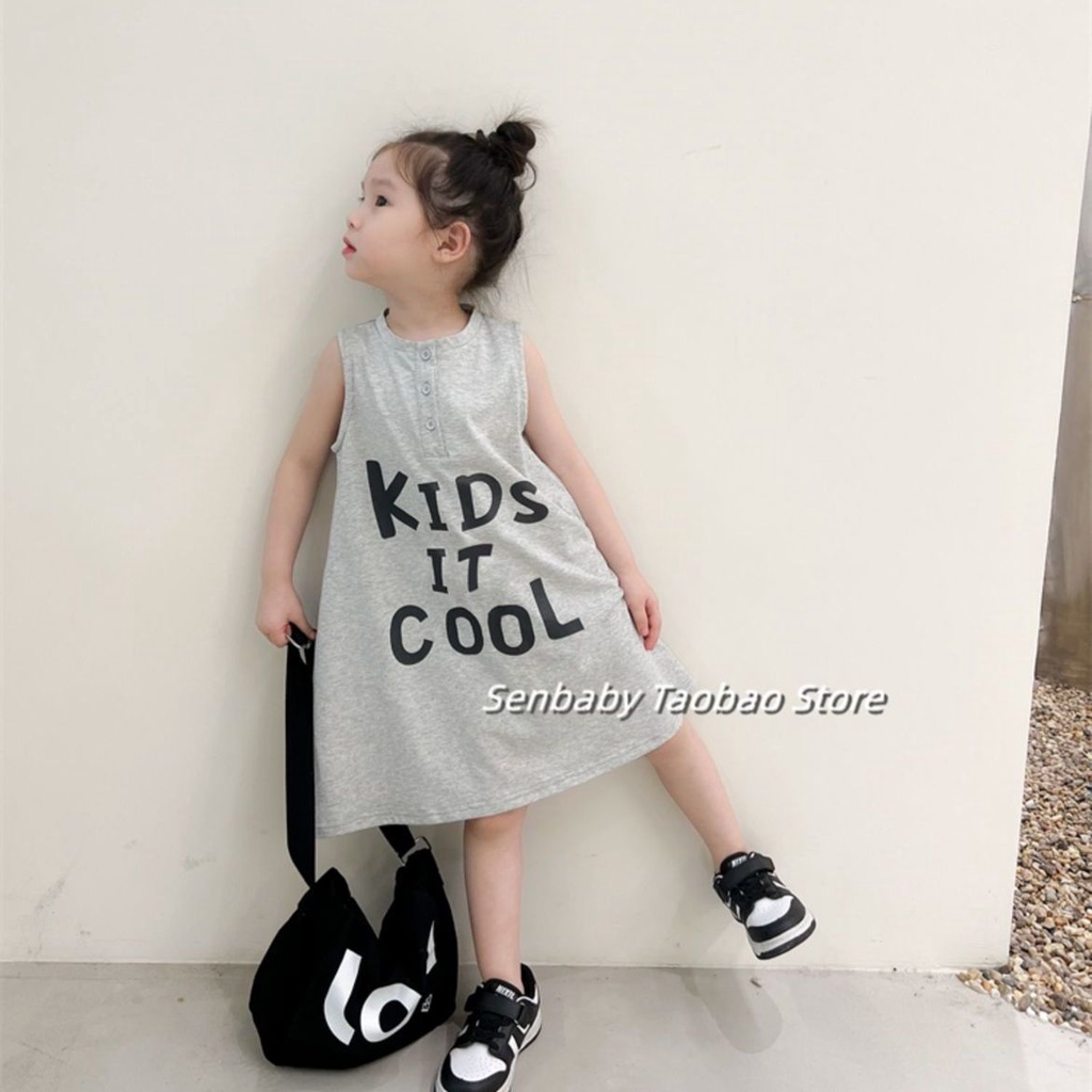 Áo Thun 100% Cotton Tay Ngắn Phong Cách Hàn Quốc Thời Trang Mùa Hè Cho Bé Gái