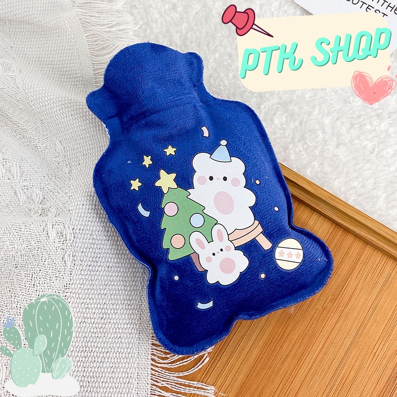 Túi Chườm Nóng Lạnh Lông Mịn Nhiều Hình Dễ Thương Giảm Đau Bụng 150ML - Sally Shop