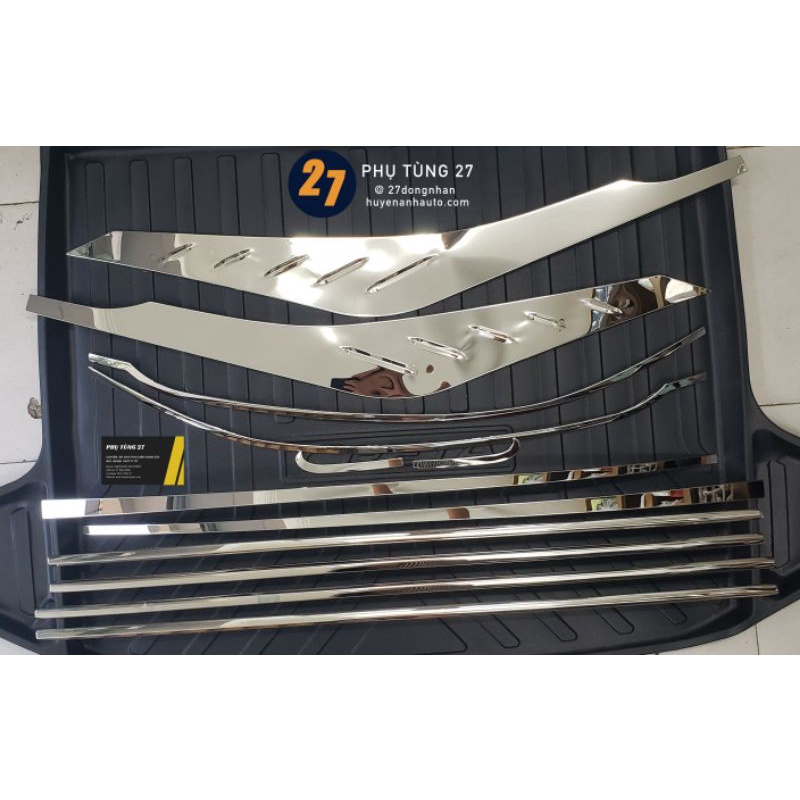 Nẹp viền chân- cong kính Toyota Avanza 2022++