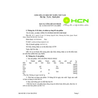 Trà dưỡng nhan Hogi