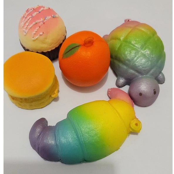 Đồ Chơi Mô Hình Bánh Kem / Bánh Cuộn Trái Cây / Đồ Chơi Trang Trí Nội Thất / Đồ Chơi Nén Cho Người Lớn/ đồ chơi xả stress